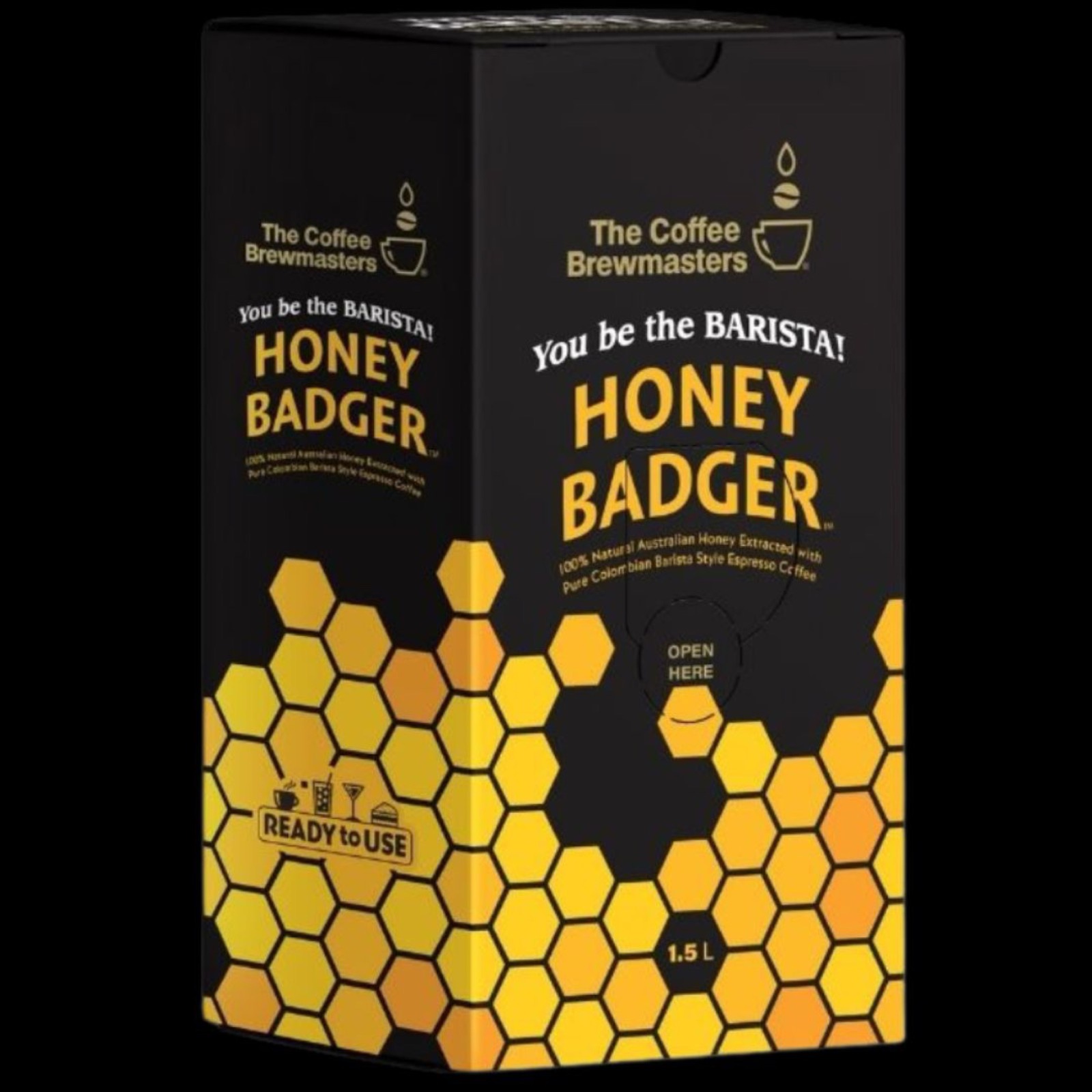 1.5L Honey Badger Espresso Coffee