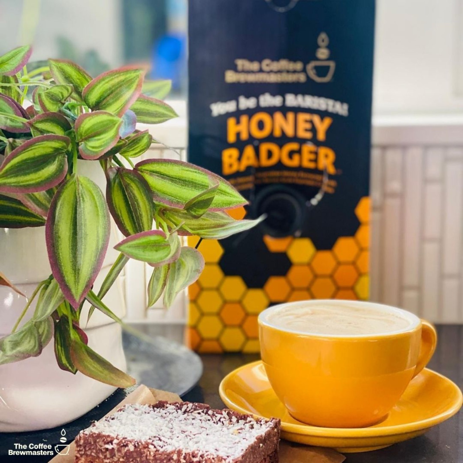 Honey Badger Bean Latte