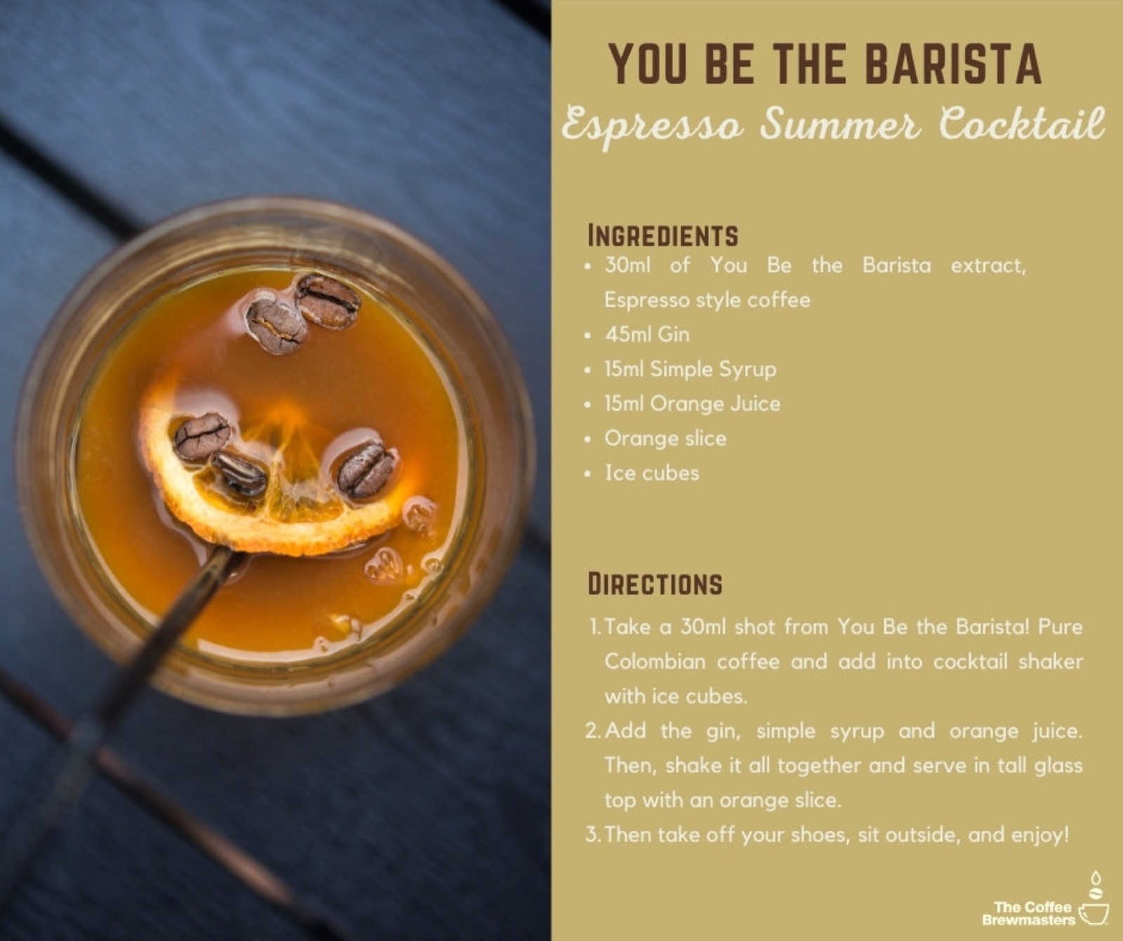 How to make an easy Espresso Summer Cocktail?